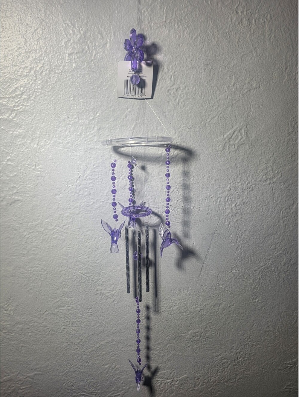 Hummingbird Wind Chimes Garden Outdoor Ornament Decoration